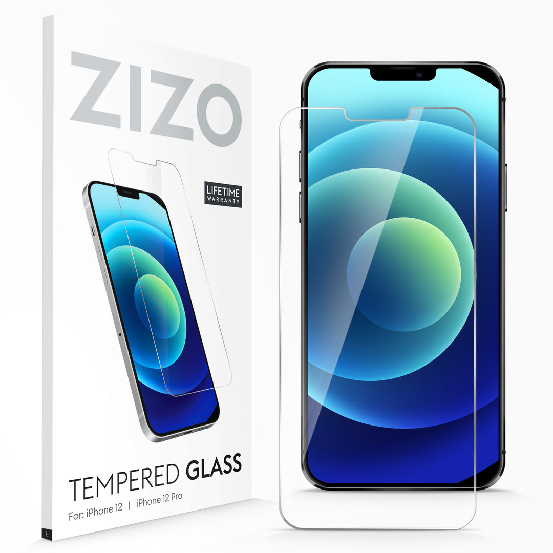 Zizo Tempered Glass Screen Protector For iPhone 12 Pro Max - Clear